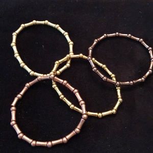 Set of Gold Bracelets